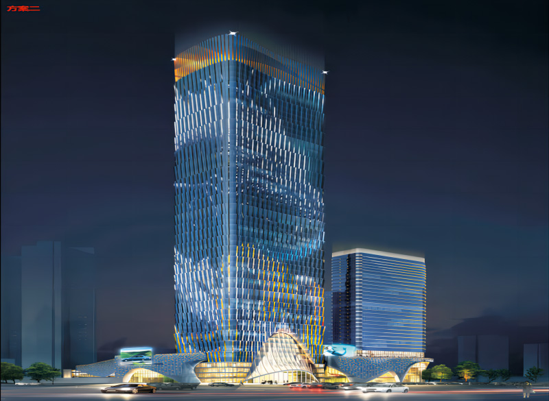 深圳京基滨河时代广场照明工程设计